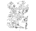Craftsman 13196501 grill, seat, and engine mount assemblies diagram