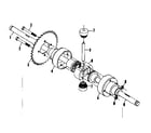 Craftsman 13196501 differential and axle assembly no. 58916 diagram