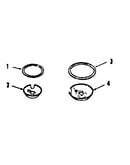 Optional porcelain pan and chrome ring kit no. 8068400