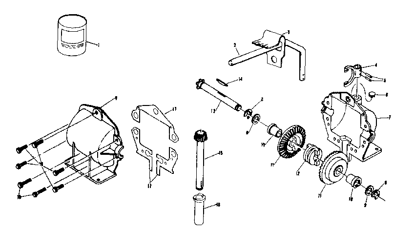 Gear case assembly