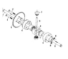Craftsman 13196602 differential and axle assembly diagram