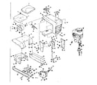 Craftsman 13196300 seat assembly and grill diagram