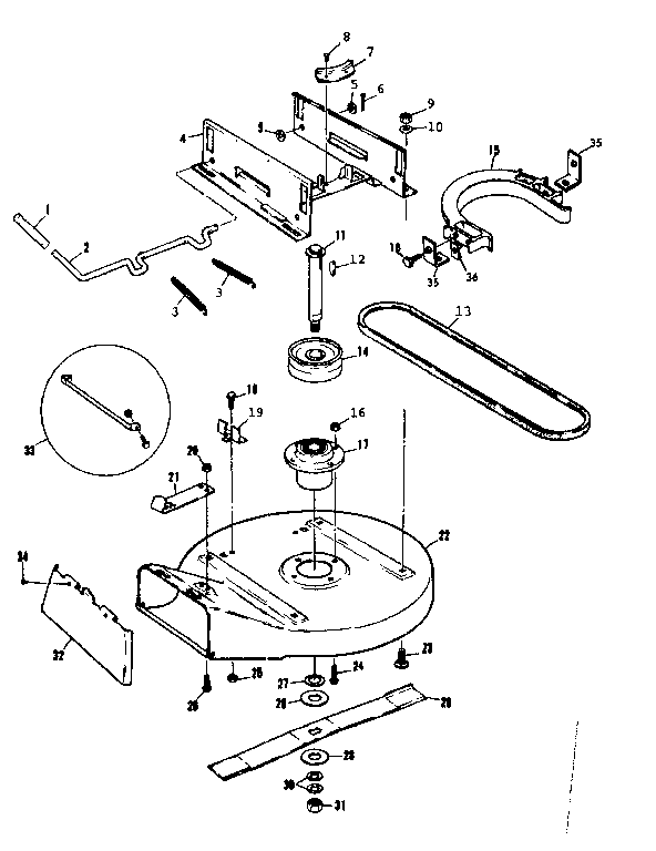 MOWER HOUSING