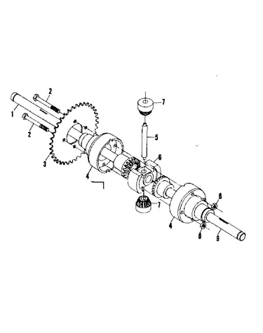 Differential and axle assembly no. 58407