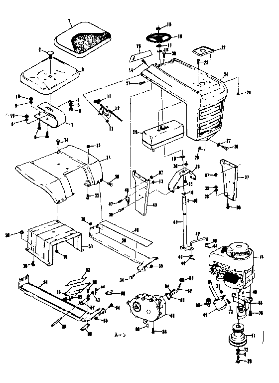 SEAT ASSEMBLY AND GRILL