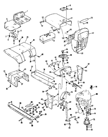 Seat and grill assembly