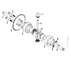Craftsman 13196412 differential and axle assembly diagram