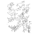Craftsman 13196410 grill and seat assembly diagram