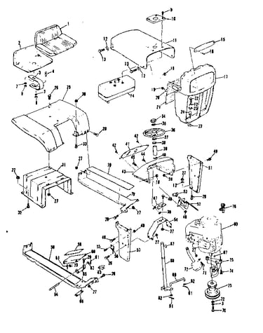 Grill and seat assembly