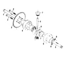 Craftsman 13196410 differential and axle assembly no. 58407 diagram