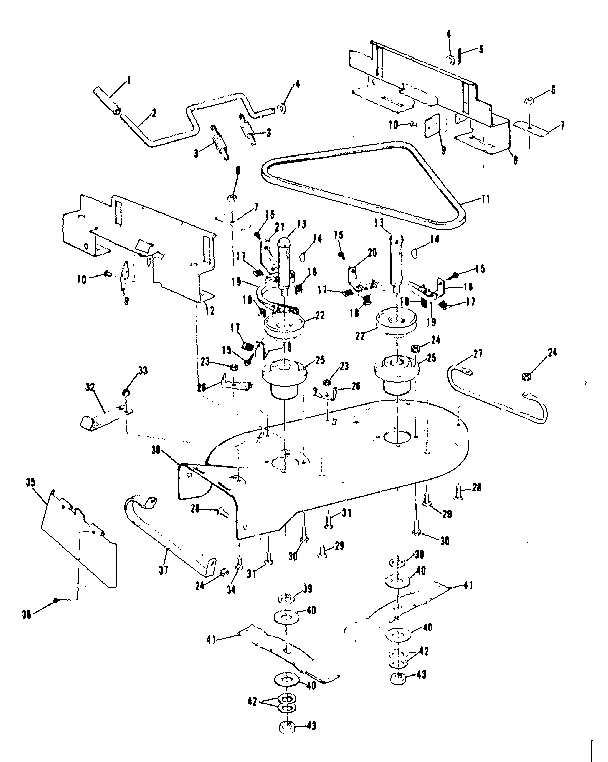 MOWER HOUSING