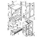 Kenmore 1068479431 cabinet parts diagram