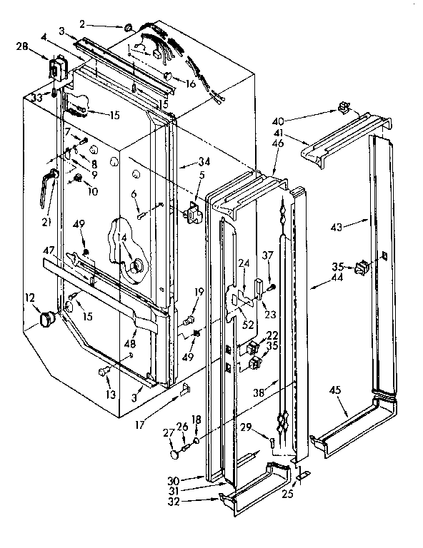 Breaker trim and liner parts