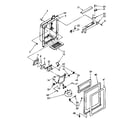 Kenmore 1068562332 dispenser front parts diagram
