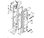 Kenmore 1068562312 freezer door parts diagram