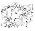 Kenmore 1068562312 air flow and control parts diagram