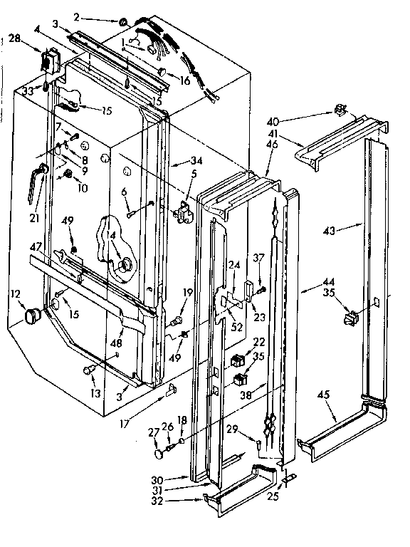 Breaker trim and liner parts
