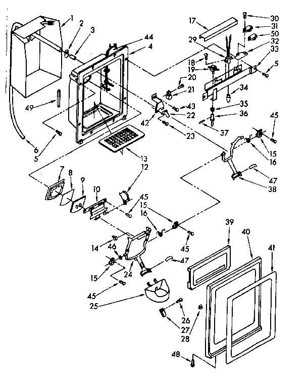 DISPENSER FRONT PARTS