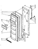 Refrigerator door parts