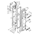 Kenmore 1068562712 freezer door parts diagram