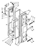 Freezer door parts