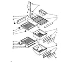 Kenmore 10685662782 refrigerator interior parts diagram