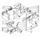 Kenmore 1068562712 air flow and control parts diagram