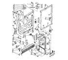 Kenmore 1068572481 cabinet parts diagram