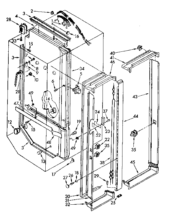 Breaker trim and liner parts