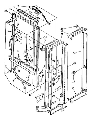 Breaker trim and liner parts