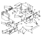 Kenmore 1068572872 air flow and control parts diagram