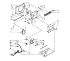 Kenmore 1068760500 air flow and control parts diagram