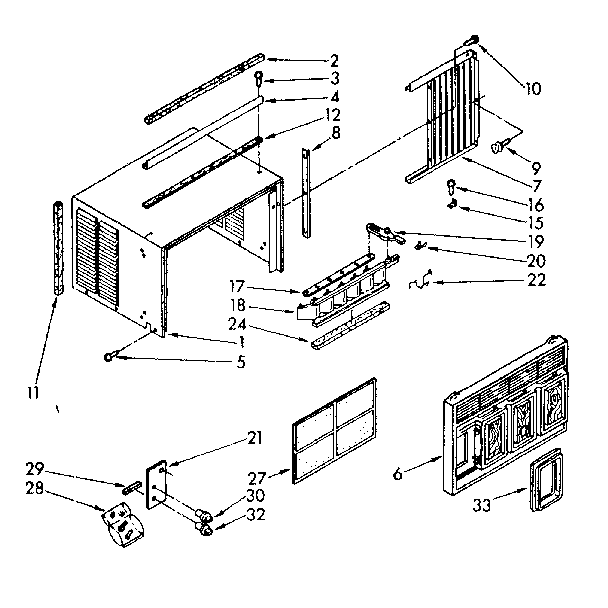 Cabinet parts