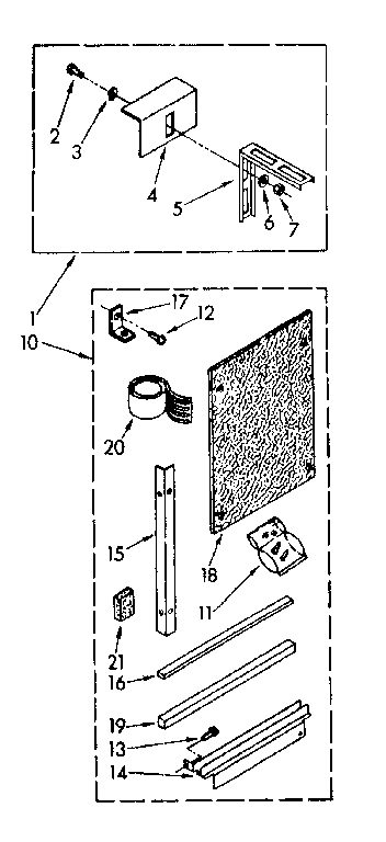 Accessory kit parts