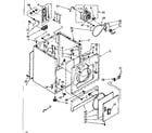 Kenmore 11086405800 cabinet parts diagram