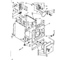 Kenmore 11086407800 cabinet parts diagram