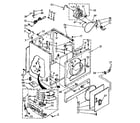 Kenmore 11087405800 cabinet parts diagram