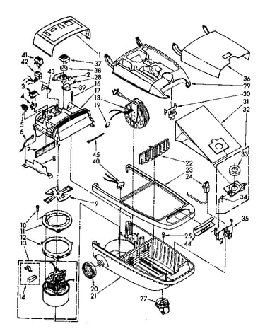Vacuum cleaner parts