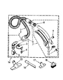 Hose and attachment parts