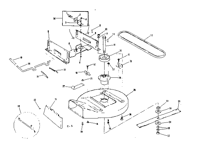 MOWER HOUSING