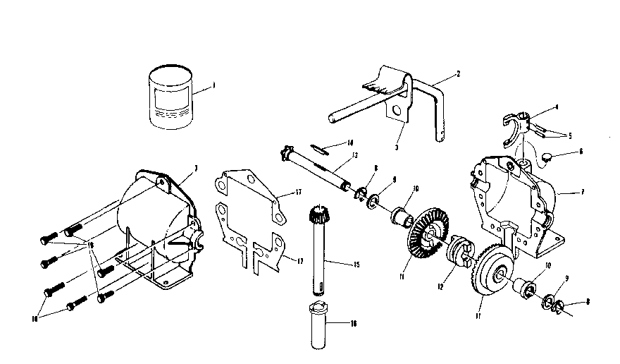 Gear case assembly
