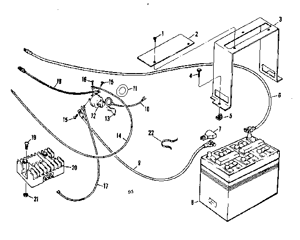 Wire assembly and battery
