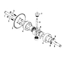 Craftsman 13196510 differential and axle assembly no. 58916 diagram