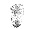 Kenmore 1988261986 shelf & door parts diagram