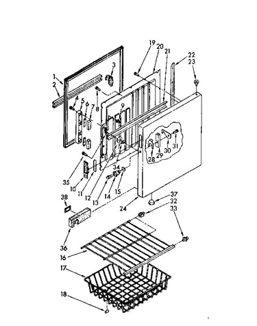Shelf & door parts