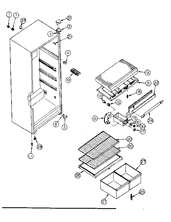 Cabinet parts