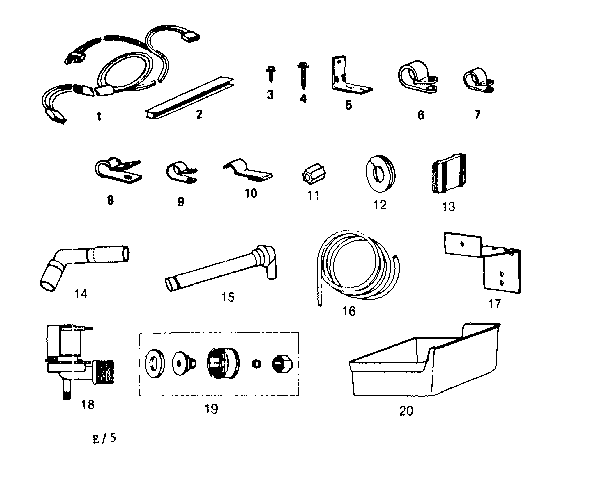 Ice maker installation parts kit #8085