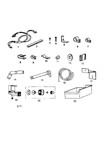 Ice maker installation parts kit #8085