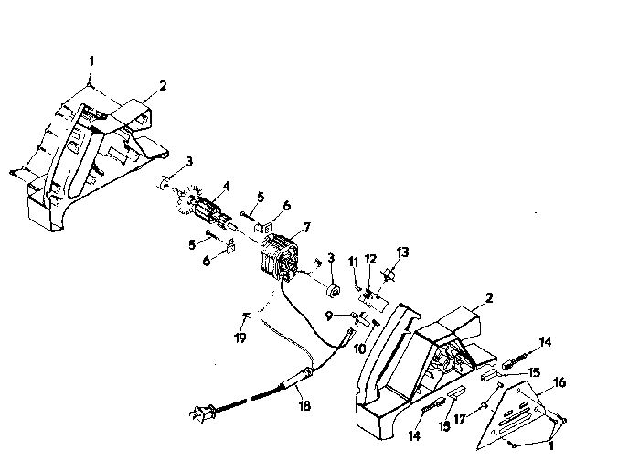 Field and armature assembly