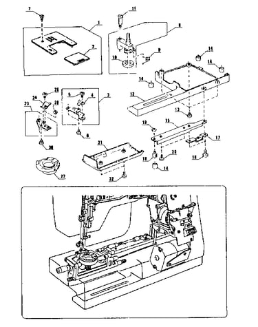 Needle plate unit